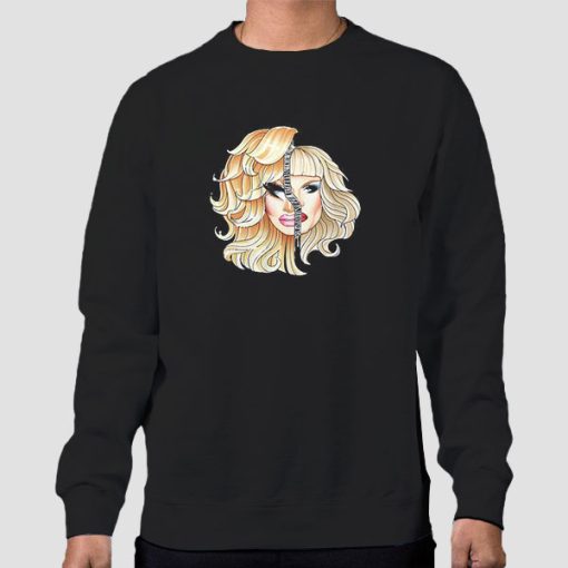 Sweatshirt Black Drag Queen Trixie and Katya Merchandise