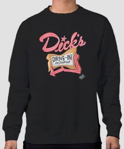 Sweatshirt Black Famous Dick's Drive in Restaurant