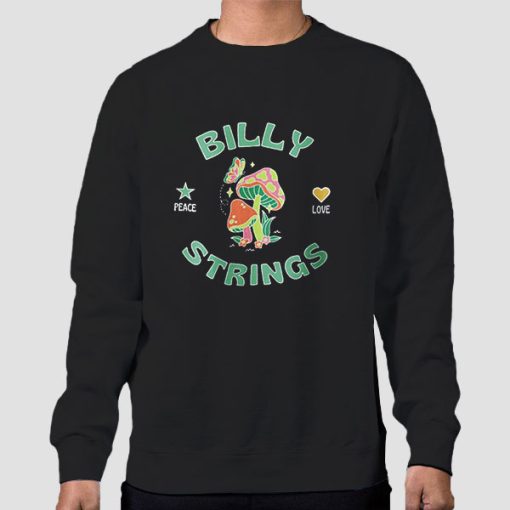 Funny Billy Strings Mushroom Sweatshirt