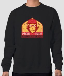 Sweatshirt Black Inspired Indiana Jones Monkey Brains