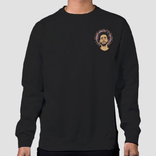 Sweatshirt Black J Cole Logo the Excuse