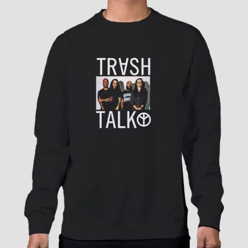 Sweatshirt Black Photo Trash Talk Merch