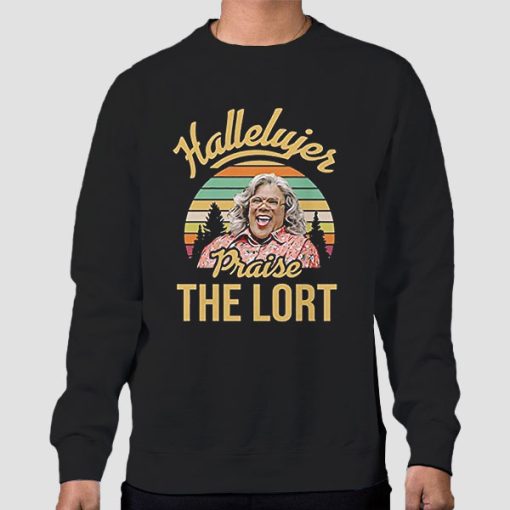 Sweatshirt Black Praise the Lord Madea Hallelujer