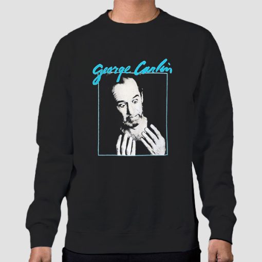 Sweatshirt Black Vintage Get F'cked George Carlin