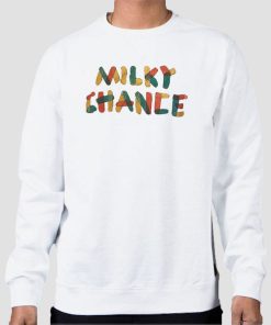Sweatshirt White Inspired Milky Chance Merch