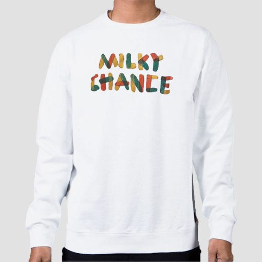 Sweatshirt White Inspired Milky Chance Merch