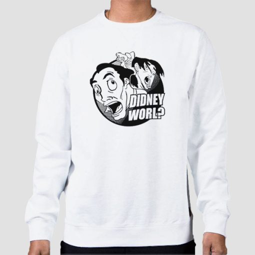 Sweatshirt White Parody Didney Worl Deliverance Meme