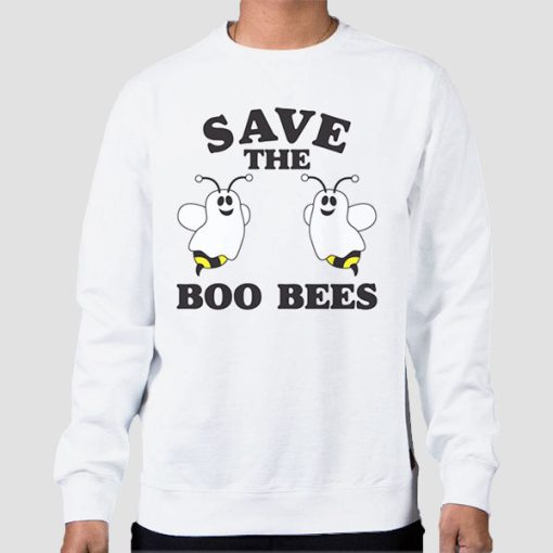 Sweatshirt White Save the Boobees