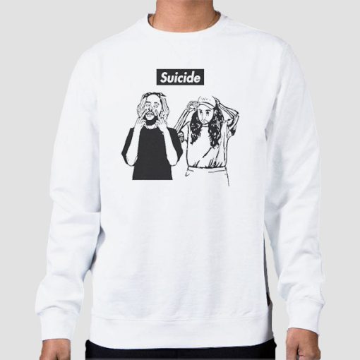 Sweatshirt White Suicideboys Ruby Scrim College