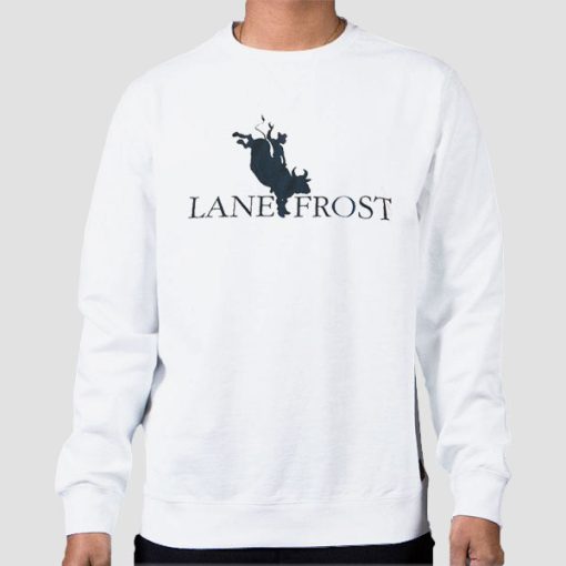 Sweatshirt White Vintage 1993 Lane Frost