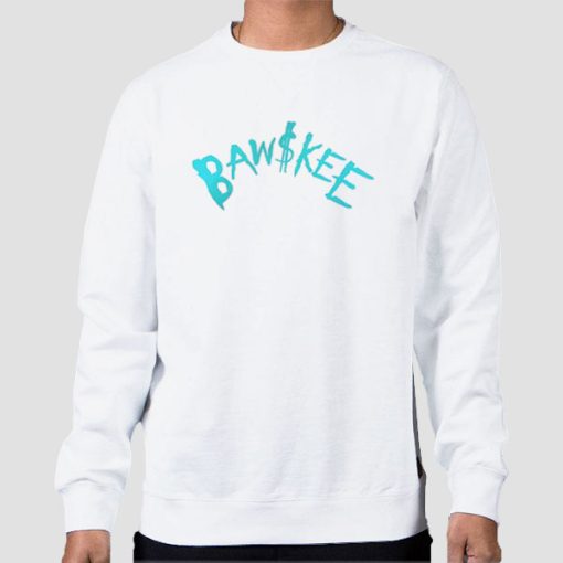Sweatshirt White Vintage Merch Bawskee