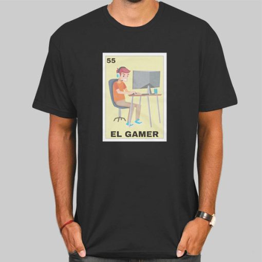 Parody Loteria El Gamer Mexican Gamer Shirt