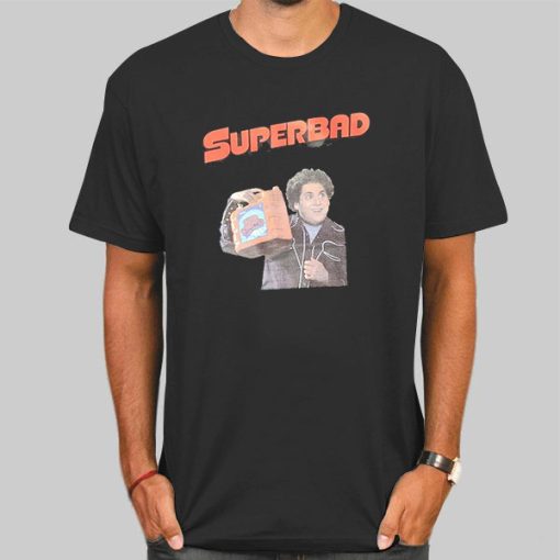 T Shirt Black Superbad Graphic Wacko Maria