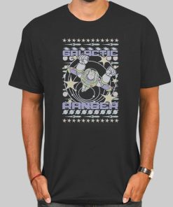 T Shirt Black Vintage Galactic Ranger Buzz