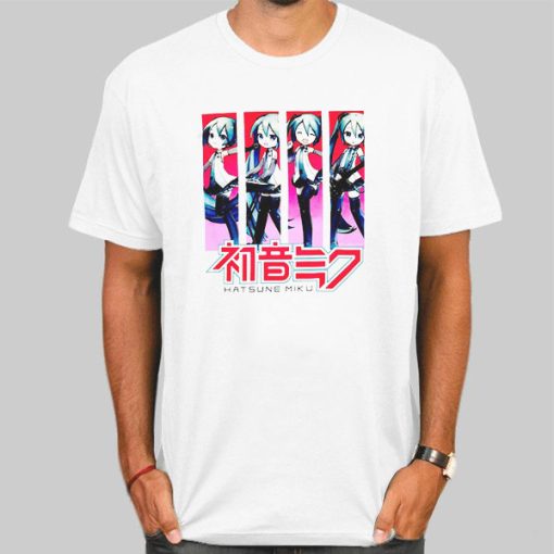 Cutes Anime Japanese Hatsune Miku Shirt