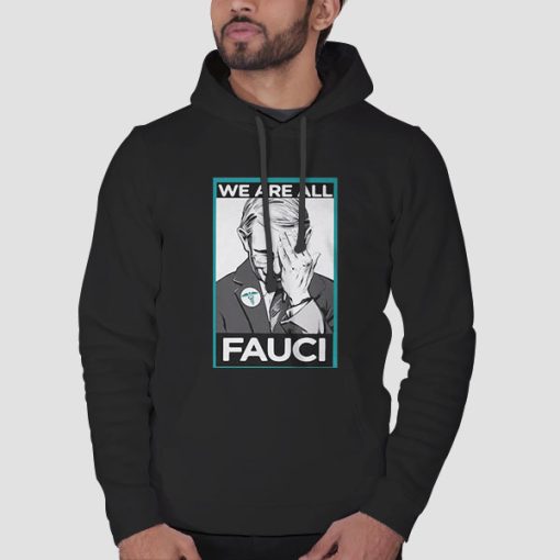 Hoodie Black Funny Anthony Fauci