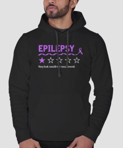 Hoodie Black Funny Rate Review Epilepsy