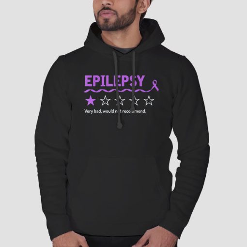 Hoodie Black Funny Rate Review Epilepsy