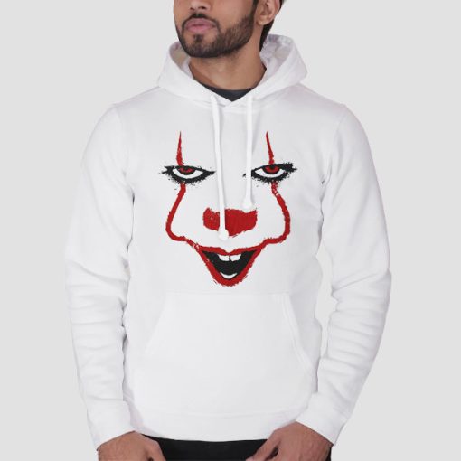 Hoodie White The Clown Pennywise