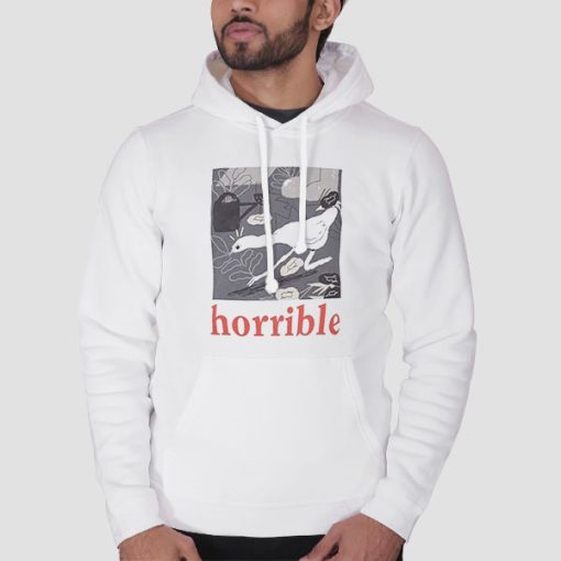 Hoodie White Untitled Goose Game Merch
