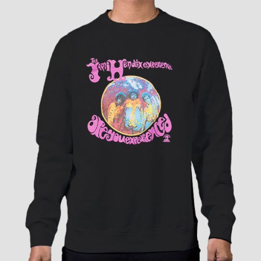 Sweatshirt Black Are You Experienced Jimi Hendrix