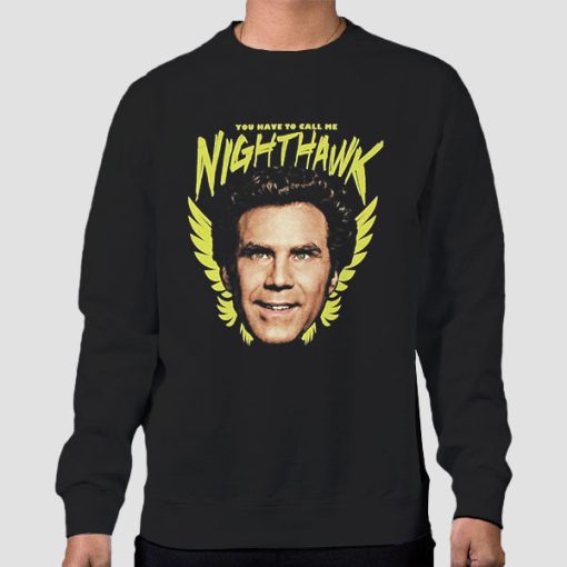 Sweatshirt Black Call Me Nighthawk Classic Photo