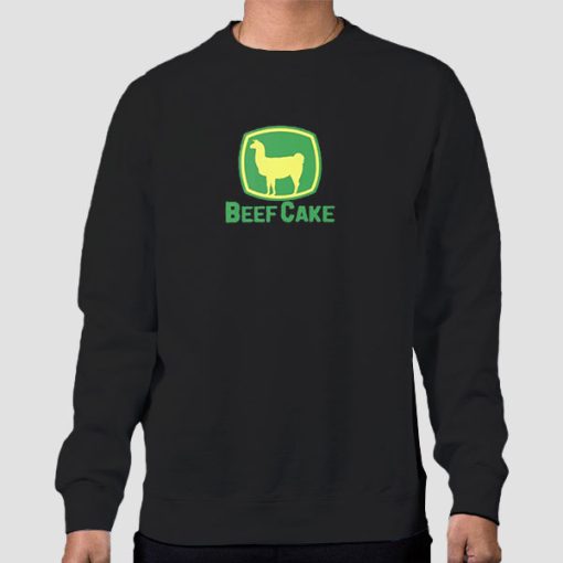 Sweatshirt Black Funny Parody Beefcake Merch