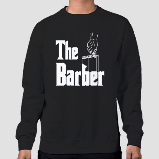 Sweatshirt Black Funny Parody the Barber