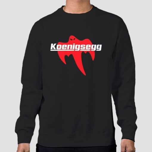 Sweatshirt Black Koenigsegg Ghost Logo