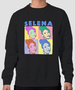 Sweatshirt Black Selena Quintanilla Fan Selena Vintage
