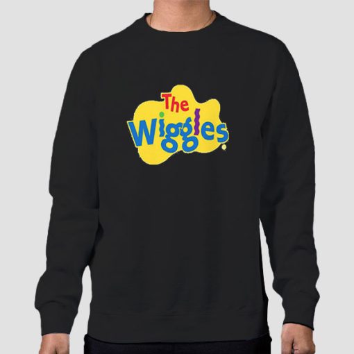 Sweatshirt Black The Wiggles Logo