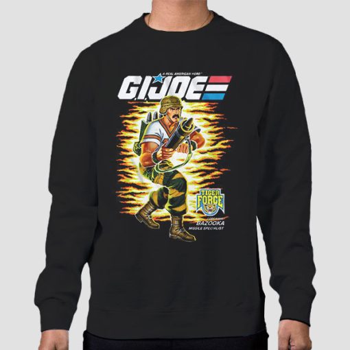 Sweatshirt Black Vintage Bazooka Gi Joe 90s