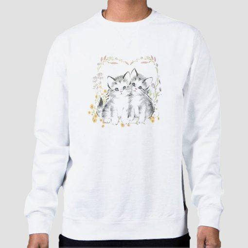 Cutes Twin Cat Sweatshirt