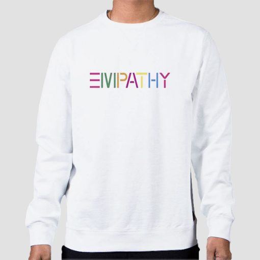 Sweatshirt White Funny Graphic Merch Empathy