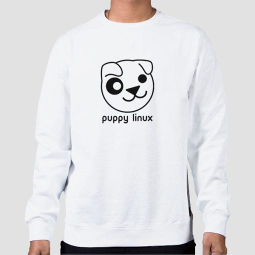 Funny Puppy Linux Sweater