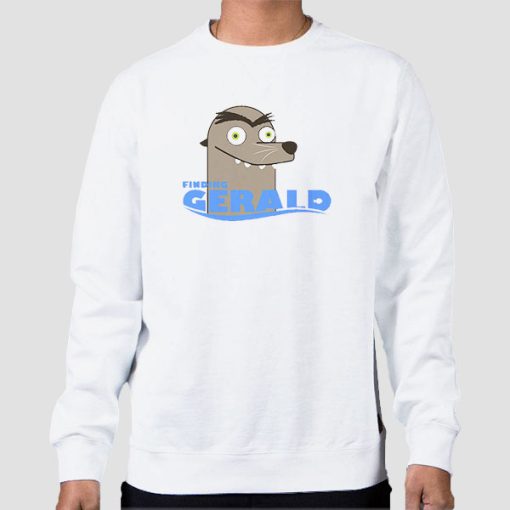 Sweatshirt White Gerald From Finding Dory