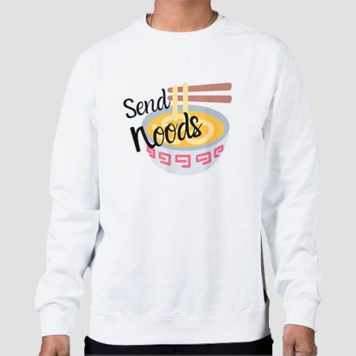 Graphic Ramen Send Noods Sweater