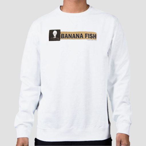 Sweatshirt White Inspired Anime Zakka Banana Fish Merch