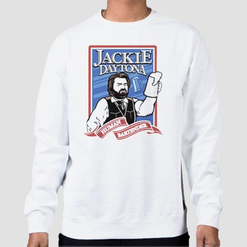 Sweatshirt White Jackie Daytona Regular Human Bartender