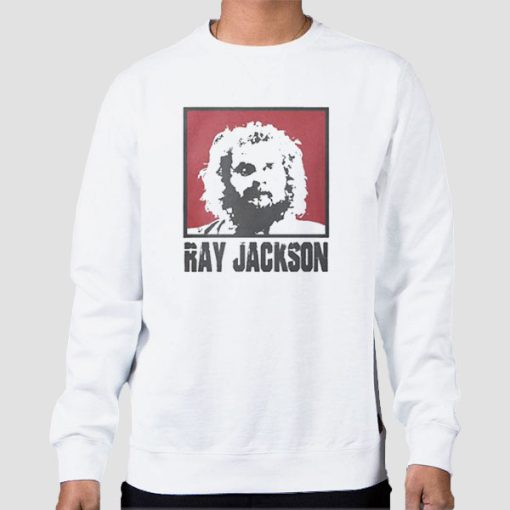 Sweatshirt White Karate Ray Jackson Bloodsport