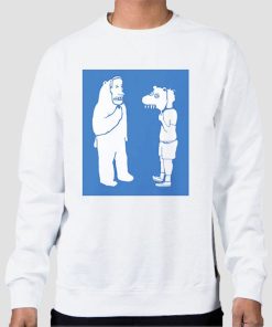 Sweatshirt White Parody Mask Mac Miller Bear
