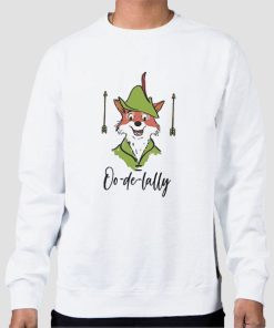Sweatshirt White Robin Hood Oh De Lally