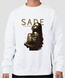Sweatshirt White Sade Love Deluxe Graphic Photo