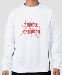 Sweatshirt White Vintage I Smell Children