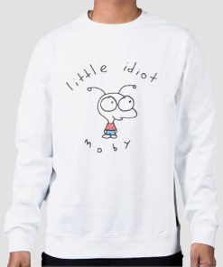 Sweatshirt White Vintage Moby the Little Idiot