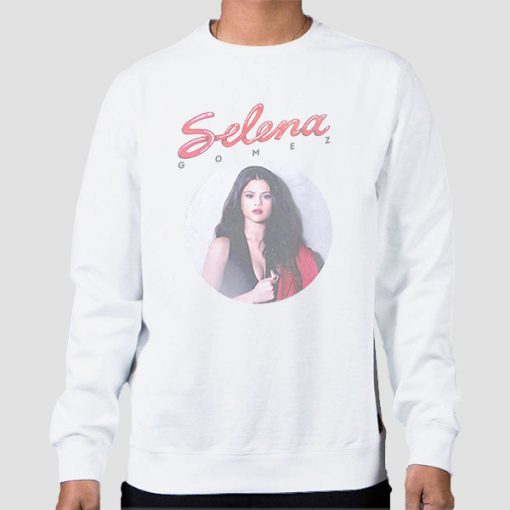 Sweatshirt White Vintage Selena Gomez