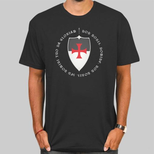 Knights Templar Motto and Cross Crusader Meme Shirt