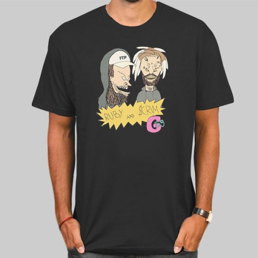 Scrim and Ruby Suicideboys Beavis and Butt Head Shirt