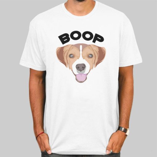 T Shirt White Cute Boop Beagle