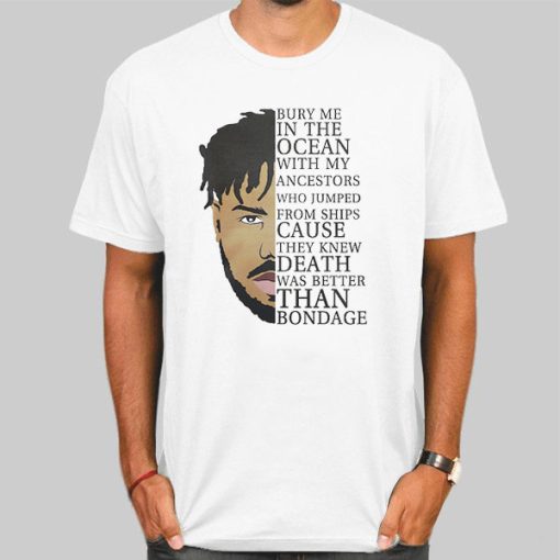Killmonger Quote Bury Me in the Ocean With My Ancestors Shirt